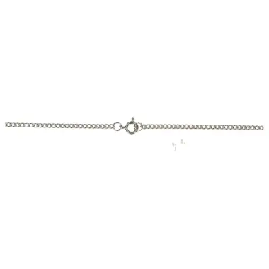 Chaine Argentee 60 Cm