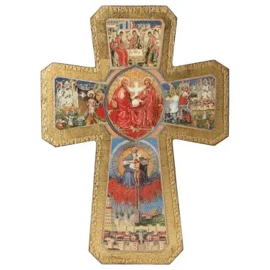 Byzantijns kruisbeeld 26 X 19 cm