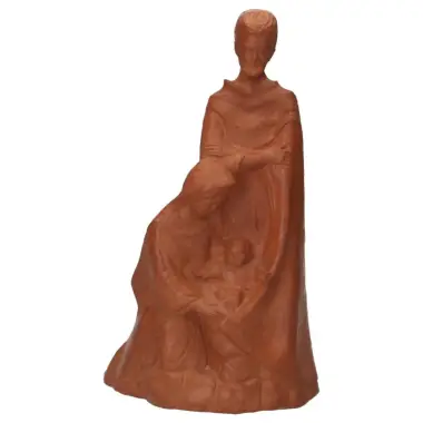 Statue 30 Cm Ste Famille/ceramique