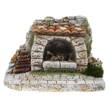 Décor pour santons de Provence : Four + lumière