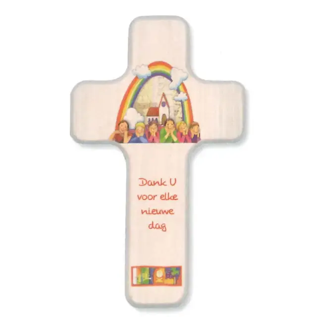 wall cross 11 x 18 cm Dank U Voor ...