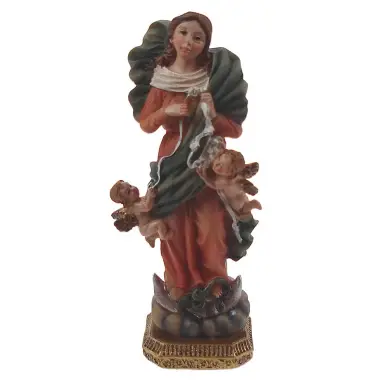 Statue 11 cm our Lady undoer of knots