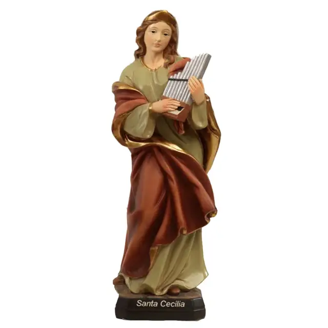 Statue 20 cm - Ste Cécile