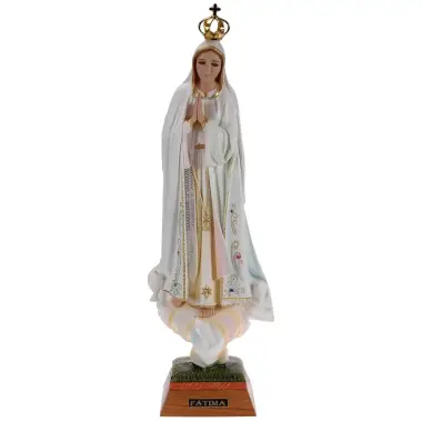 Statue 28 cm - Fatima - yeux de verre