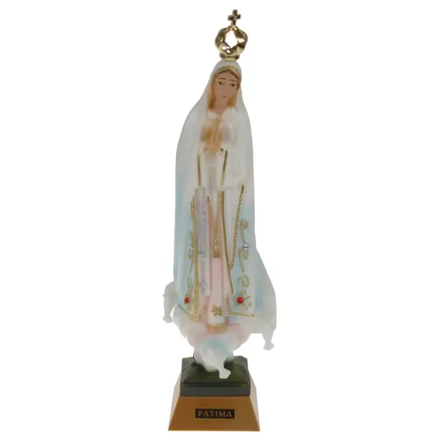 Beeld 18 cm - Fatima - Geschilderde ogen