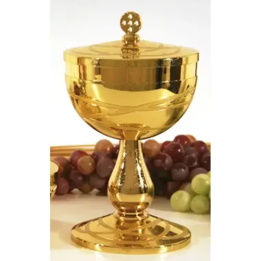 Ciboria H 21 Cm golden