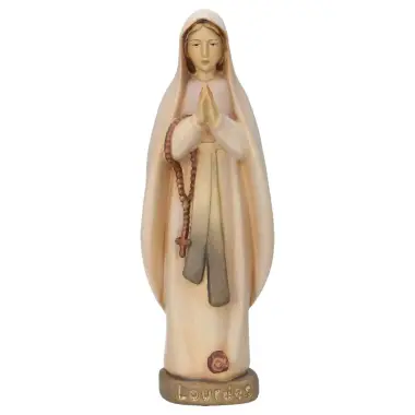 Bois Sculpté N.D. Lourdes 20 Cm couleur