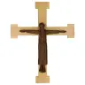 Christ En Majeste Resine Imitation Bois De Noyer 41 Cm