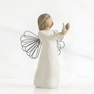 Willow Tree statues : Angel With Candle 13 Cm Angel of Hope