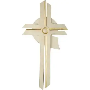 Houtsnijwerk Kruisbeeld 20 Cm Natuur/Gold