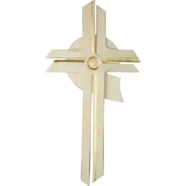Houtsnijwerk Kruisbeeld 20 Cm Natuur/Gold