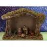 Kerstset : stal (18X8X13 cm) 5 figuren 5 cm