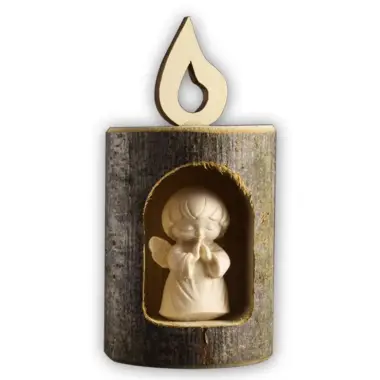 Angel Wood nativity 5cm Natural Wood Sculpting