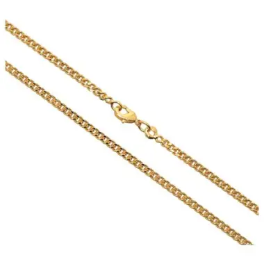 Chain gourmette 60cm PlatedOr