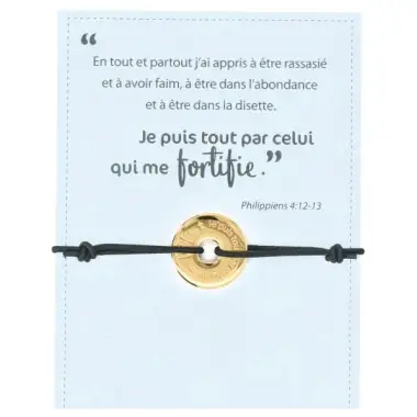 Bracelet "Parole de vie" Fortifie