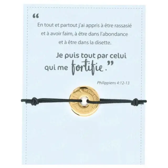 Bracelet "Parole de vie" Fortifie