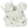 Couple d'anges assis 13 x 10 x 12cm