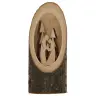 Kerstfiguur in boomschors H 12 cm x 6 cm