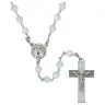 Rozenkrans Zilver + Rhodium Parelmoer 6 mm - Banneux