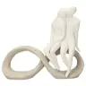 Couple "amour infini" 25 x 23 cm