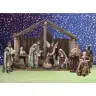 Kerstset : stal (40x17x27cm) 11 figuren 15 cm