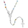 Rosary silver multicolour