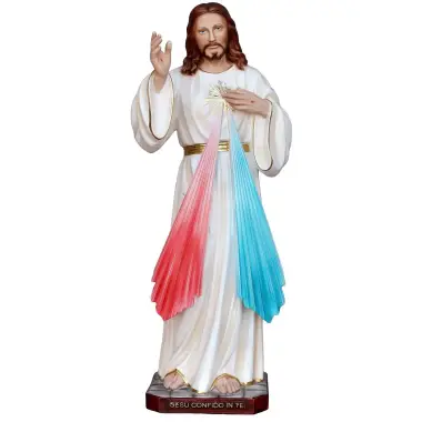 Statue Christ Miséricordieux 50 cm en résine