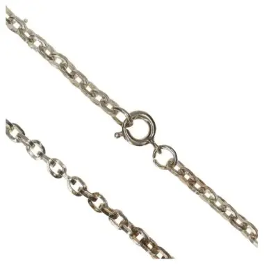 Chaine Argentee 50 Cm Forcat Lourd