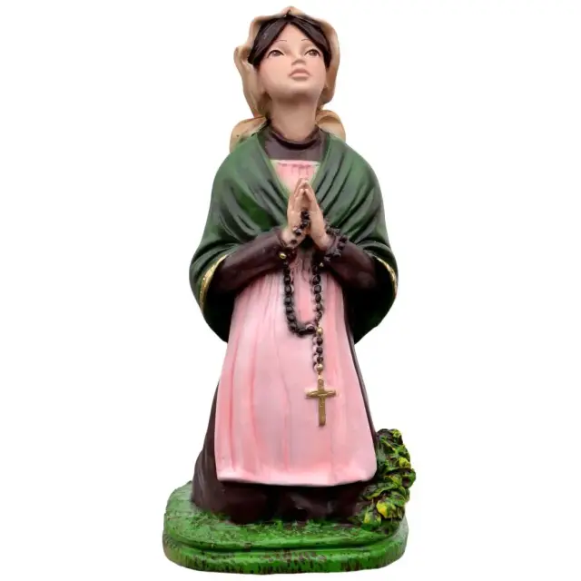 Statue Ste Bernadette 25 cm en résine
