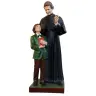 Statue Don Bosco 120 cm and Dominic en fibre de verre