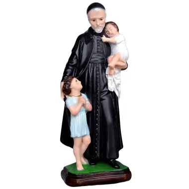 Statue of St. Vincent de Paul 30 cm resin
