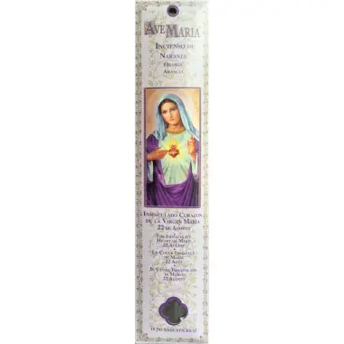 incense sticks Immaculate Heart of Mary