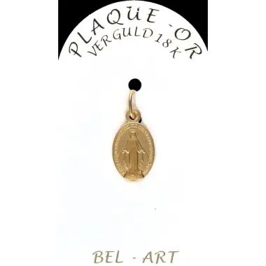Medaille plaqué-goud - Wonderbare - 13 mm