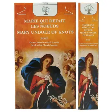 Sticks aromatic incense our Lady undoer of knots