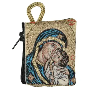 Case Rosary 5 X 6.5 cm Virgin and Child