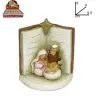 Heilige Familie in boek (5.5 x 4 x 5 cm)