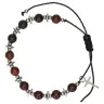 Armband op koord - hout kralen