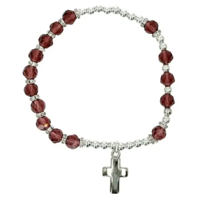 Elastic bracelet glass
