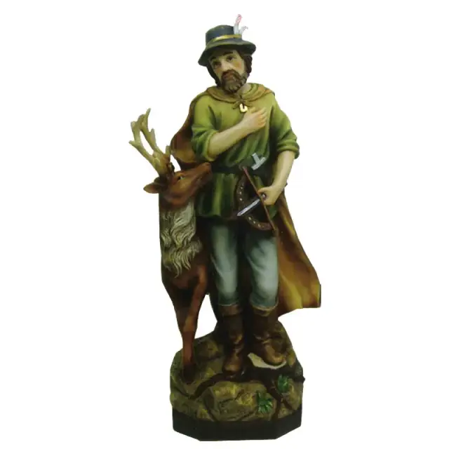 Statue 20 cm - St Hubert
