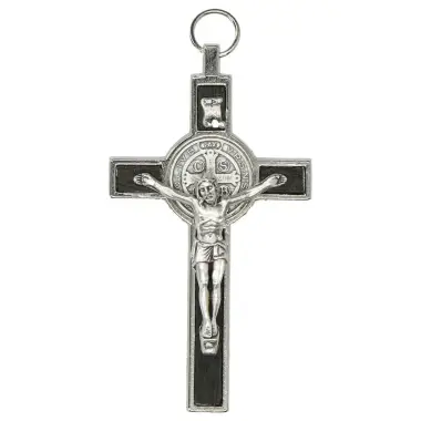 Cross St Benedict 8 X 4 cm Black Wood