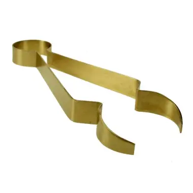 Tang / Houtskool verguld- 18 cm