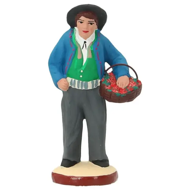 Santon Gateau de7 Cm - Homme Plougastel fraise (2024)