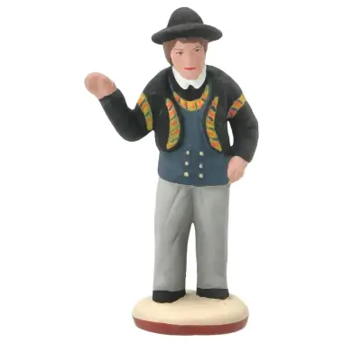 Santon Gateau de 7 Cm - Man danser Quimper (2026)