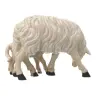 Kerstgroep Heide Hannah Houtsnijwerk : Groep 2 Schapen voor kerstfiguren van 20 cm/ Gekleurd
