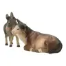 Ane + boeuf pour personnages de crèche de 12 cm Couleur