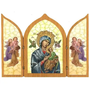 Triptyque 23 X H17 cm - Perpétuel Secours