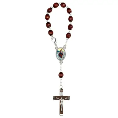 Rosary / Cars St. Christopher Rosewood