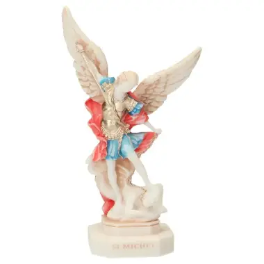 Beeld 17 cm Alabaster gekleurd H Michael
