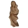 Woodcarving statue of Blessed Mother Modern 25 cm multiple stained