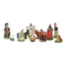 Carbonel-santons: Tradition-set – 11 santons van 7 cm